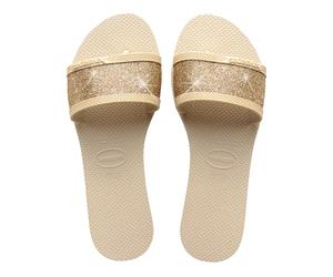 Havaianas - You Angra Glitter, Sandales Type Mule, Confortables, Stylées et Durables, Larges Lanières Pailletées, Femme
