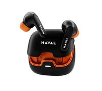 HAVAL Écouteurs sans fil Z40 Pro, écouteurs antibruit avec 100 heures de lecture, écouteurs Bluetooth de 13 mm pour basses profondes, charge rapide de type C et étanchéité IPX7 (minuit).