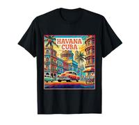 Havana Cuba Chemises Voyage en famille Touriste Vintage Retro City T-Shirt
