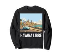 Havana Libre Cuba 2026 Souvenir de Voyage rétro Vintage Sweatshirt