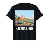 Havana Libre Cuba 2026 Souvenir de Voyage rétro Vintage T-Shirt