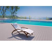 Havana - Transat Bois Et Beige Beige