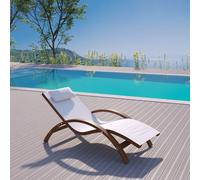 Havana - Transat Bois Et Beige Beige