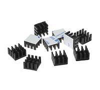 HavanaYZ Lot de 10 dissipateurs thermiques en aluminium pour installations électriques d'ordinateur 14 x 14 x 8 mm
