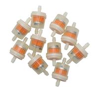HavanaYZ Lot de 10 filtres à essence transparents pour tuyau de moto et scooter 4 mm
