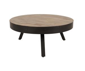 HAVANE - Table basse de salon en bois D 74 Marron
