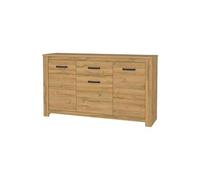 Möbelvertrieb FORTE – Buffet bas HAVANNA – Décor chêne vieilli – Classique – L 161 cm