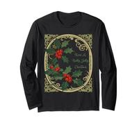 Have A Berry Holly Christmas Vibe Manche Longue