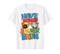 Have A Bussin Summer Brush Professor Dernier jour d'école Nous partons T-Shirt