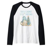 Have a GNOME Little Christmas Funny Manche Raglan
