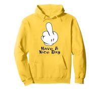 Have A NICE DAY - MOYENNE X Manger Nerf Non. Amusant Sweat à Capuche