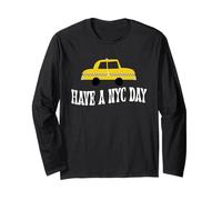 Have A NYC Day with Classic Taxi Graphic Manche Longue