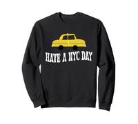 Have A NYC Day with Classic Taxi Graphic Sweatshirt