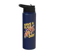 Have A Slice Day Fun Pizza Party Stainless Steel Insulated Water Bottle