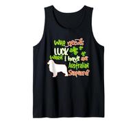 Have an Australian Shepherd Dog Lucky Charm St Patricks Day Débardeur