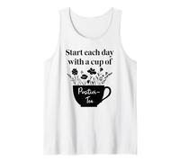 Have Cup of Positivi-Tea Mug Positive Quote Work Positivity Débardeur