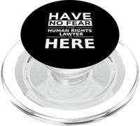 Have No Fear Human Rights Lawyer is Here Cadeau Amusant PopSockets PopGrip pour MagSafe