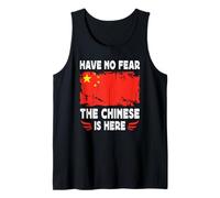 Have No Fear The Chinese is Here China Flag Débardeur