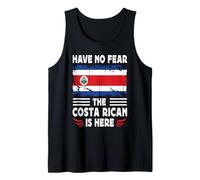 Have No Fear The Costa Rican is Here Costa Rica Flag Débardeur