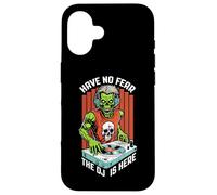 Have No Fear The DJ is Here Zombie Équaliseur de Musique d'halloween Coque pour iPhone 16