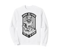 Have No Fear The DJ is Here Zombie Équaliseur de Musique d'halloween Sweatshirt