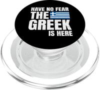 Have No Fear The Greek is Here Grecs PopSockets PopGrip pour MagSafe