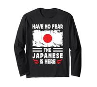 Have No Fear The Japanese is Here Japan Flag Manche Longue