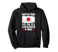 Have No Fear The Japanese is Here Japan Flag Sweat à Capuche