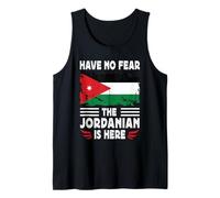 Have No Fear The Jordanian is Here Jordan Flag Débardeur