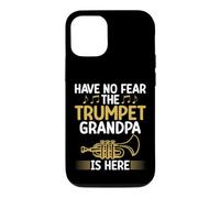 Have no Fear The Trumpet Grandpa is Here Trompette Coque pour iPhone 12/12 Pro