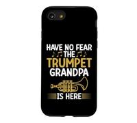 Have no Fear The Trumpet Grandpa is Here Trompette Coque pour iPhone SE (2020) / 7/8