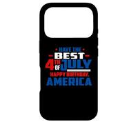 Have The Best 4th of July Happy Birthday America Patriotic Coque pour iPhone 17 Pro