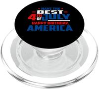 Have The Best 4th of July Happy Birthday America Patriotic PopSockets PopGrip pour MagSafe