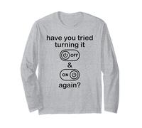 Have You Tried Turning It Off and on Again Sign,IT Dept Tech Manche Longue