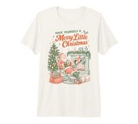 Have Yourself A Merry Little Christmas Père Noël Vintage Confortable T-Shirt Haut de Gamme