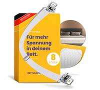 Haveable Attache Drap 8 Pieces 30-100 cm Tendeur Drap Housse Reglable | Tendeurs longs pour draps housse, matelas et surmatelas, attaches reglables clips metalliques solides pour draps sans plis