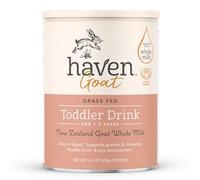Haven Formule de chèvre pour tout-petits, lait de chèvre entier nourri à l'herbe pour les tout-petits avec probiotiques, prébiotiques, lutéine et oméga 3 dha, formule digestion facile, sans OGM