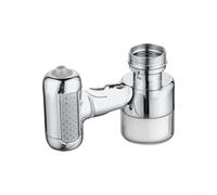 HavenDomicile Aérateur de robinet mécanique à quatre vitesses avec débit d'eau réglable et bec d'extension en laiton ABS résistant aux éclaboussures pour lavabo (1 pièce)