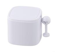 HavenDomicile Bouton poussoir interrupteur robot, pour télécommande d'application Tuya, appareil domotique intelligent avec assistants vocaux, chargement de type C (blanc)