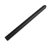 HavenDomicile Bras d'extension de douche rond de 30 cm, support de montage en acier inoxydable, barre de pommeau de douche réglable, système de montage mural chromé, noir, blanc, gris (noir)