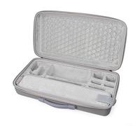 HavenDomicile Étui de rangement de protection pour projecteur XGIMI MoGo 4 2025 - Sac de transport portable avec coque en polyuréthane - Gris - 44 x 22 x 10 cm