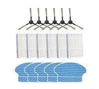 HavenDomicile Kit de rechange pour aspirateur robot MyGenie Brosses latérales, filtres, chiffons de nettoyage compatibles avec X750 X990 ZX1000 P1 P2