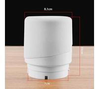 HavenDomicile Moulin à café à dose unique, outil de nettoyage en silicone pour Baratza Forte Coffee Shops Restaurants (couvercle en ABS blanc)