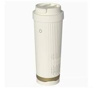 HavenDomicile Porte-gobelet intelligent pour voiture, 12 V, contrôle de la température réglable, chauffage pour boissons chaudes et froides pour véhicule, bureau, maison (blanc)