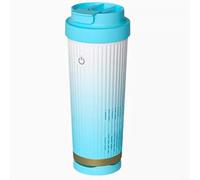 HavenDomicile Porte-gobelet intelligent pour voiture, 12 V, contrôle de la température réglable, chauffage pour boissons chaudes et froides pour véhicule, bureau, maison (bleu)