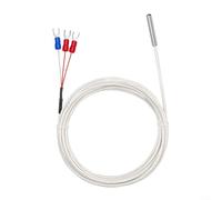 HavenDomicile Sonde de capteur de température Pt100, thermistance étanche en acier inoxydable 304 avec design à trois fils, plage de -50 °C à 450 °C (1 mètre)