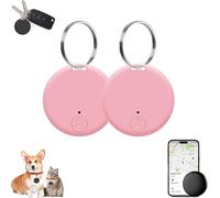 Havenridges - Traceur GPS pour Chat, Havenridges - Traceur GPS pour Chat 3 en 1 for Android and iOS, for Personnes âgées et Animaux de Compagnie (Rose*2)