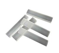 Haveratio 5 pièces en Plastique polymorphe, Plastique moulable, Fond dans l'eau Chaude pour la Fabrication de Bijoux, Fournitures d'art en résine, Bandes thermoplastiques