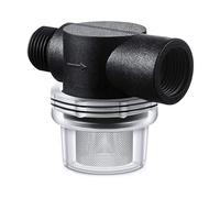 Haveratio Filtre de Pompe à Eau, Filtre de pulvérisation à Visser pour Tuyau de 1/2 Pouce pour Pompe à Eau, Camping-Cars, Bateaux