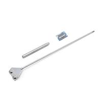 Haveratio Grattoir à Algues pour Aquarium 18" en Acier Inoxydable Grattoir à Algues Nettoyage pour Rasoir avec 1 Lame pour Aquariums en Verre Aquariums comme Image montrée Acier Inoxydable